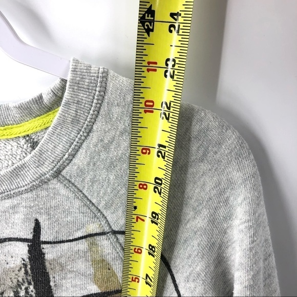 Proenza Schouler Neiman Marcus X Target Graphic Sweatshirt Artsy Top Gray Small - Picture 8 of 9